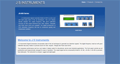 Desktop Screenshot of jsinstruments-india.com